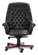 Кресло для руководителя Classic chairs Оксфорд Meof-A-Oxford-2 черная кожа - 1