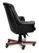 Кресло для персонала Classic chairs Оксфорд LB Meof-B-Oxford-2 черная кожа - 3