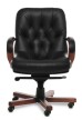 Кресло для персонала Classic chairs Брайтон LB Meof-B-Brighton-2 черная кожа - 1