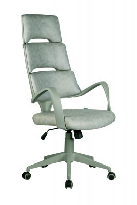 Кресло для руководителя Riva Chair RCH SAKURA+Серый пластик/Фьюжн пепельный