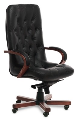 Кресло для руководителя Classic chairs Брайтон Meof-A-Brighton-2 черная кожа