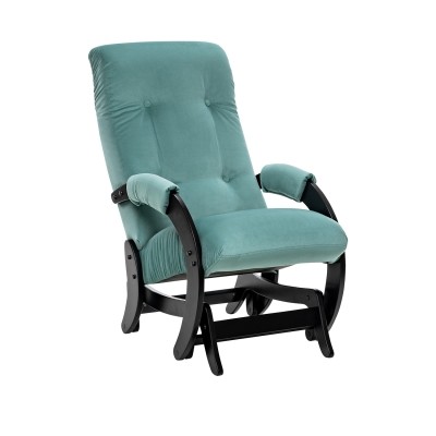 Кресло-качалка Модель 68 (Leset Футура) Венге, ткань V 43 Mebelimpex Венге V43 зеленый - 00013296